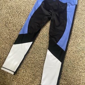 Zyia Color Block Mesh Leggings